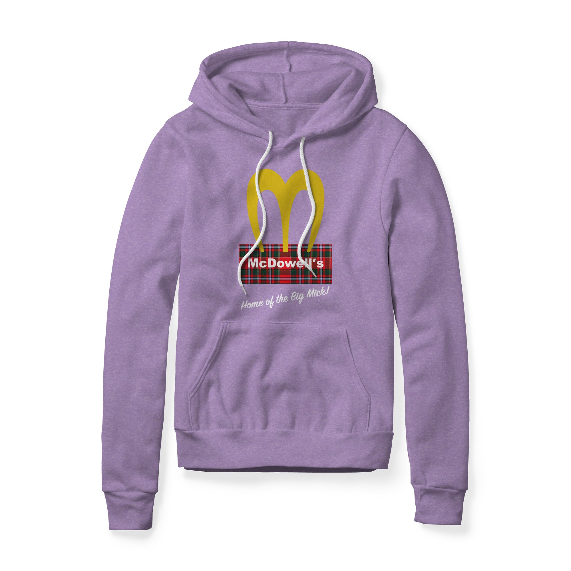 McDowell's Fleece Hoodie - Plaid