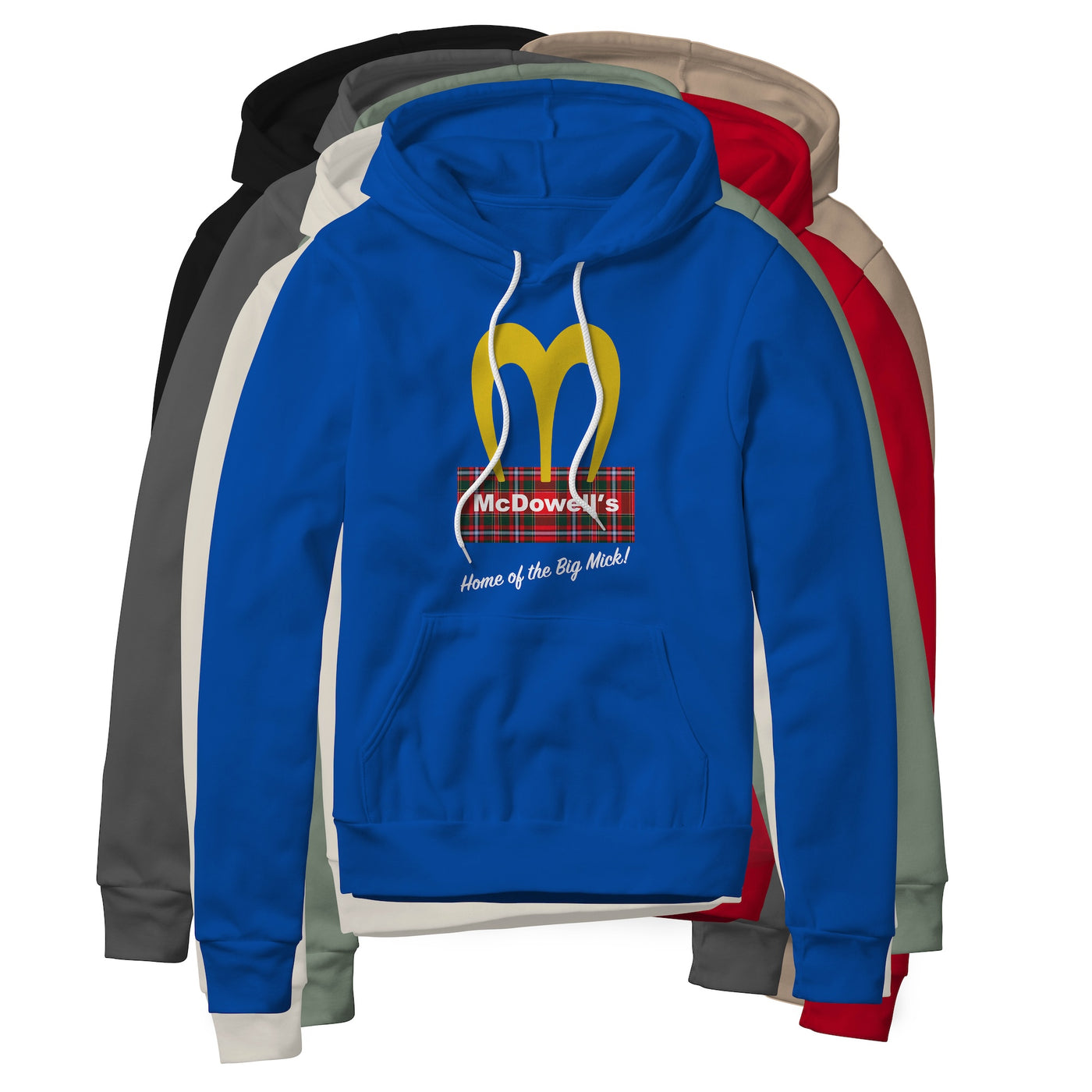 McDowell's Fleece Hoodie - Plaid