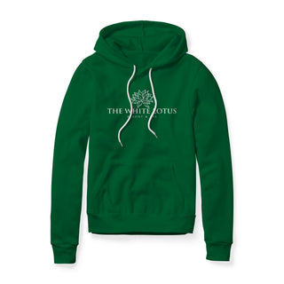White Lotus Fleece Hoodie - White