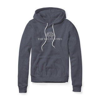 White Lotus Fleece Hoodie - White