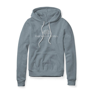 White Lotus Fleece Hoodie - White