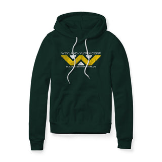 Weyland-Yutani Fleece Hoodie - Distressed