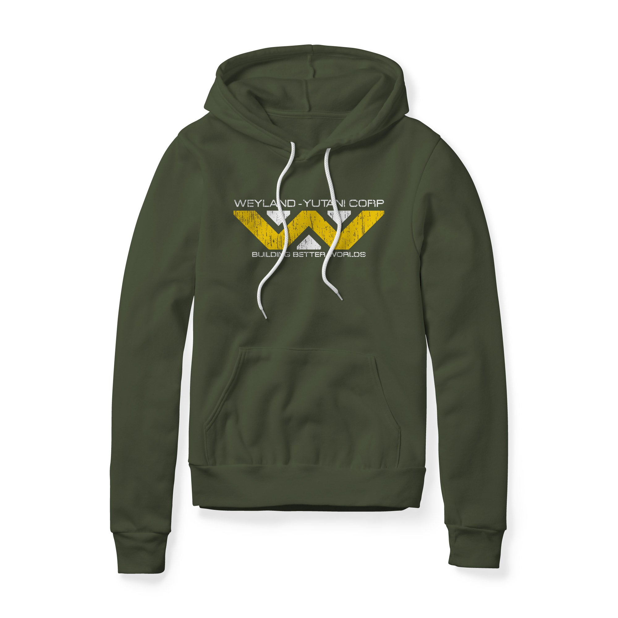 Weyland-Yutani Fleece Hoodie - Distressed