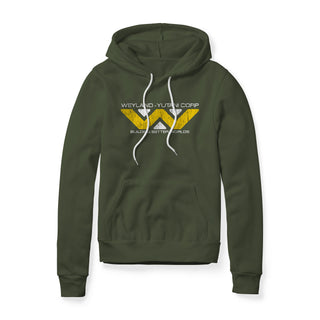 Weyland-Yutani Fleece Hoodie - Distressed