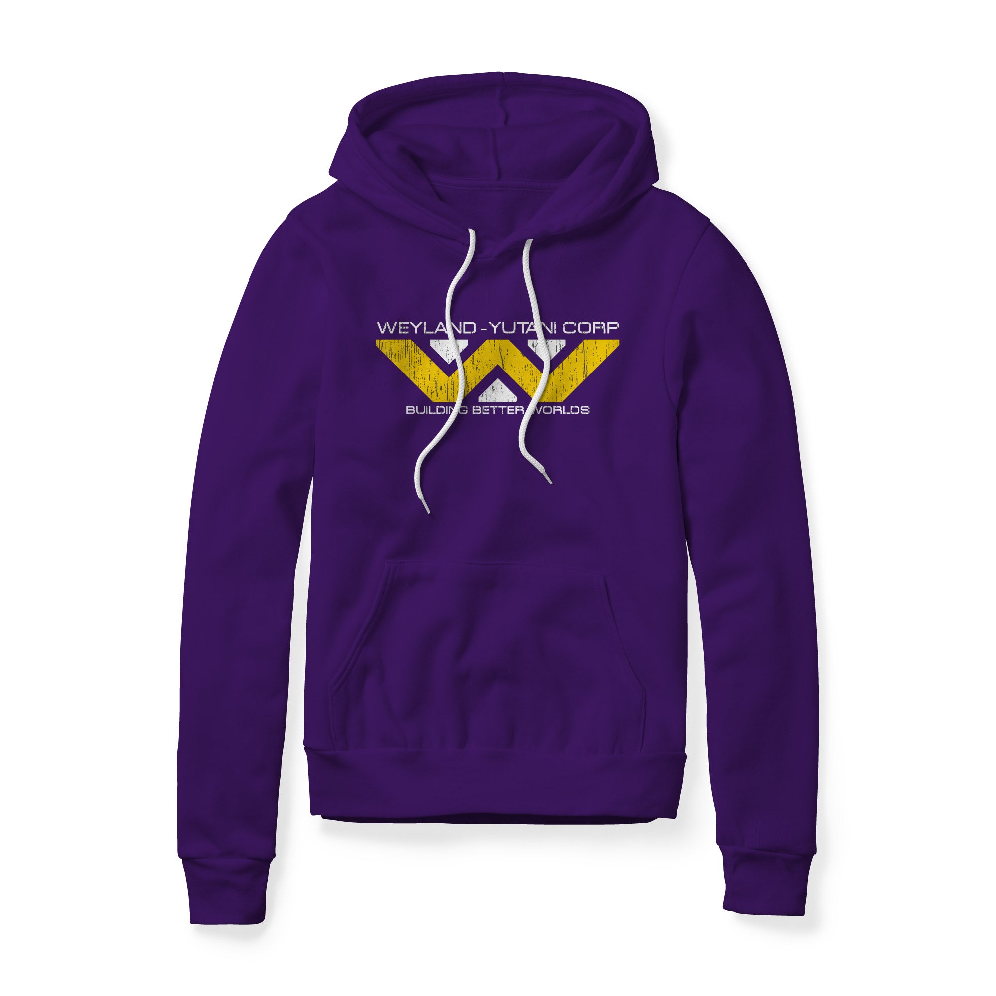 Weyland-Yutani Fleece Hoodie - Distressed