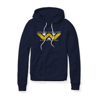Weyland-Yutani Fleece Hoodie - Distressed