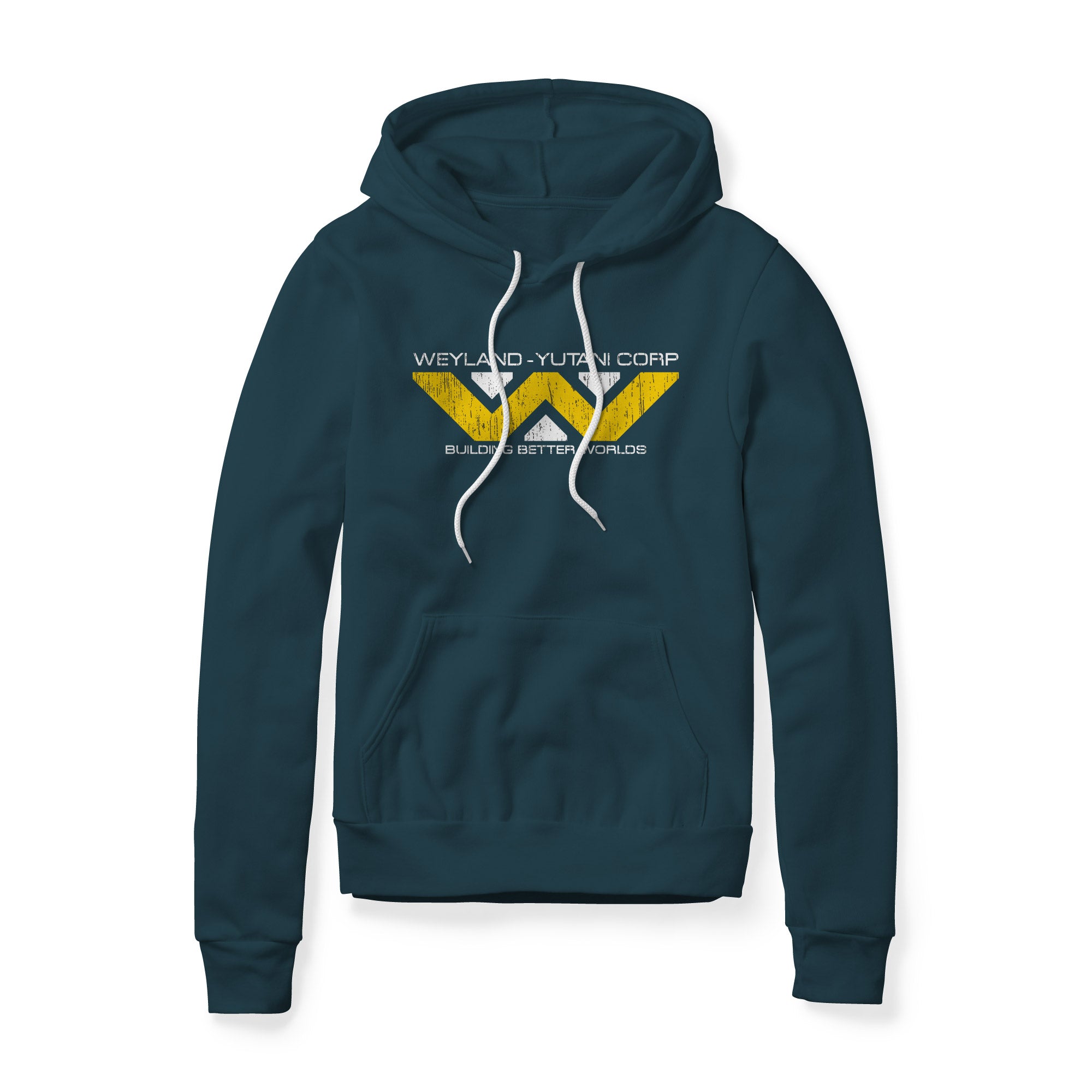 Weyland-Yutani Fleece Hoodie - Distressed