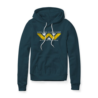 Weyland-Yutani Fleece Hoodie - Distressed