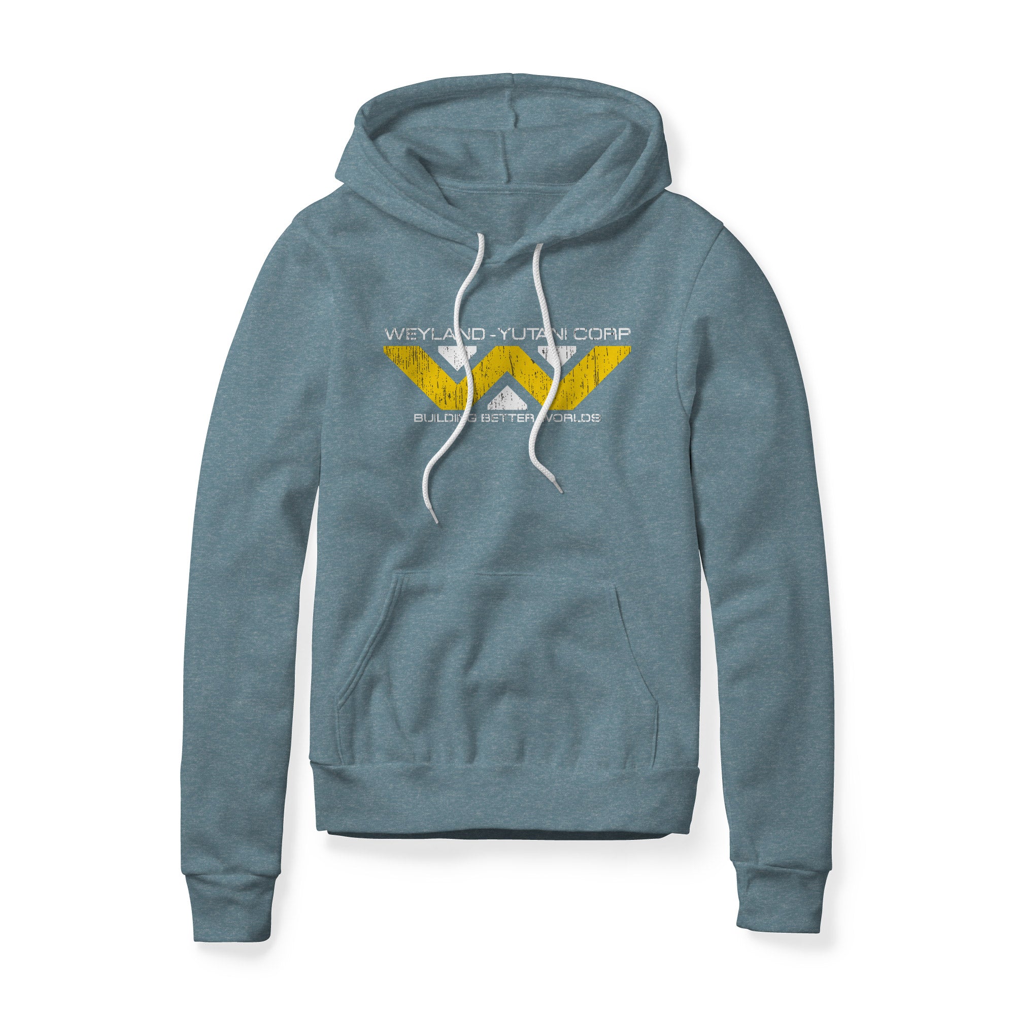 Weyland-Yutani Fleece Hoodie - Distressed