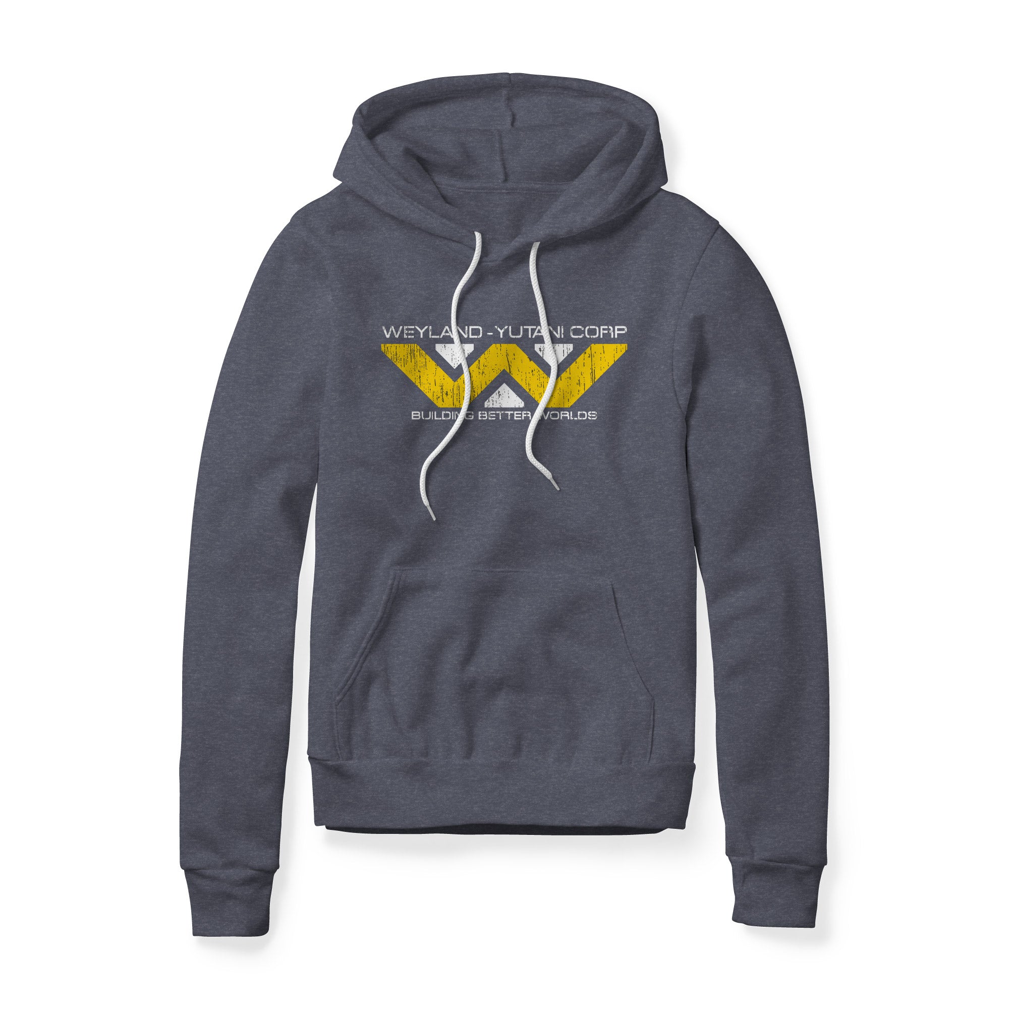 Weyland-Yutani Fleece Hoodie - Distressed