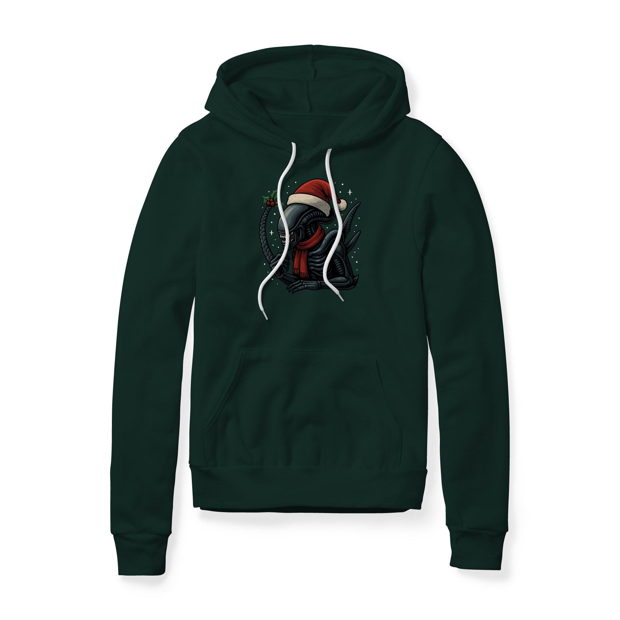 Xenomorph Fleece Hoodie - Christmas Edition