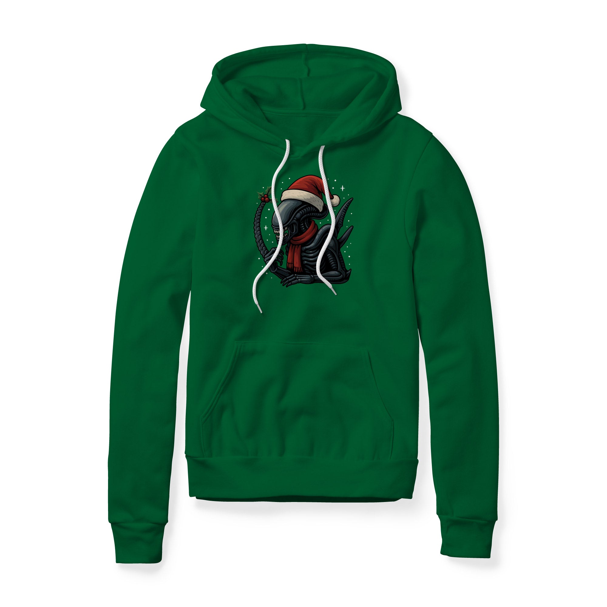 Xenomorph Fleece Hoodie - Christmas Edition