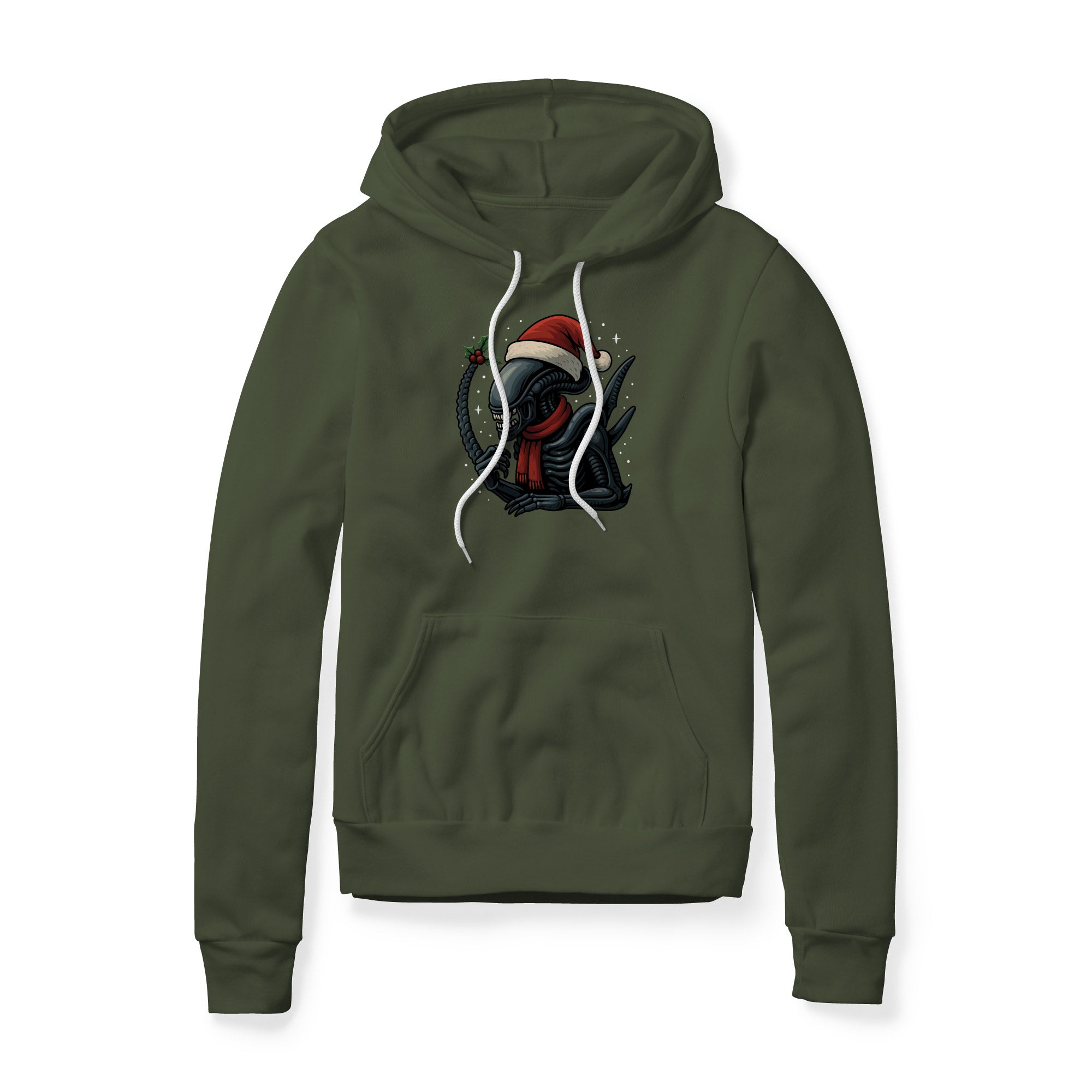Xenomorph Fleece Hoodie - Christmas Edition