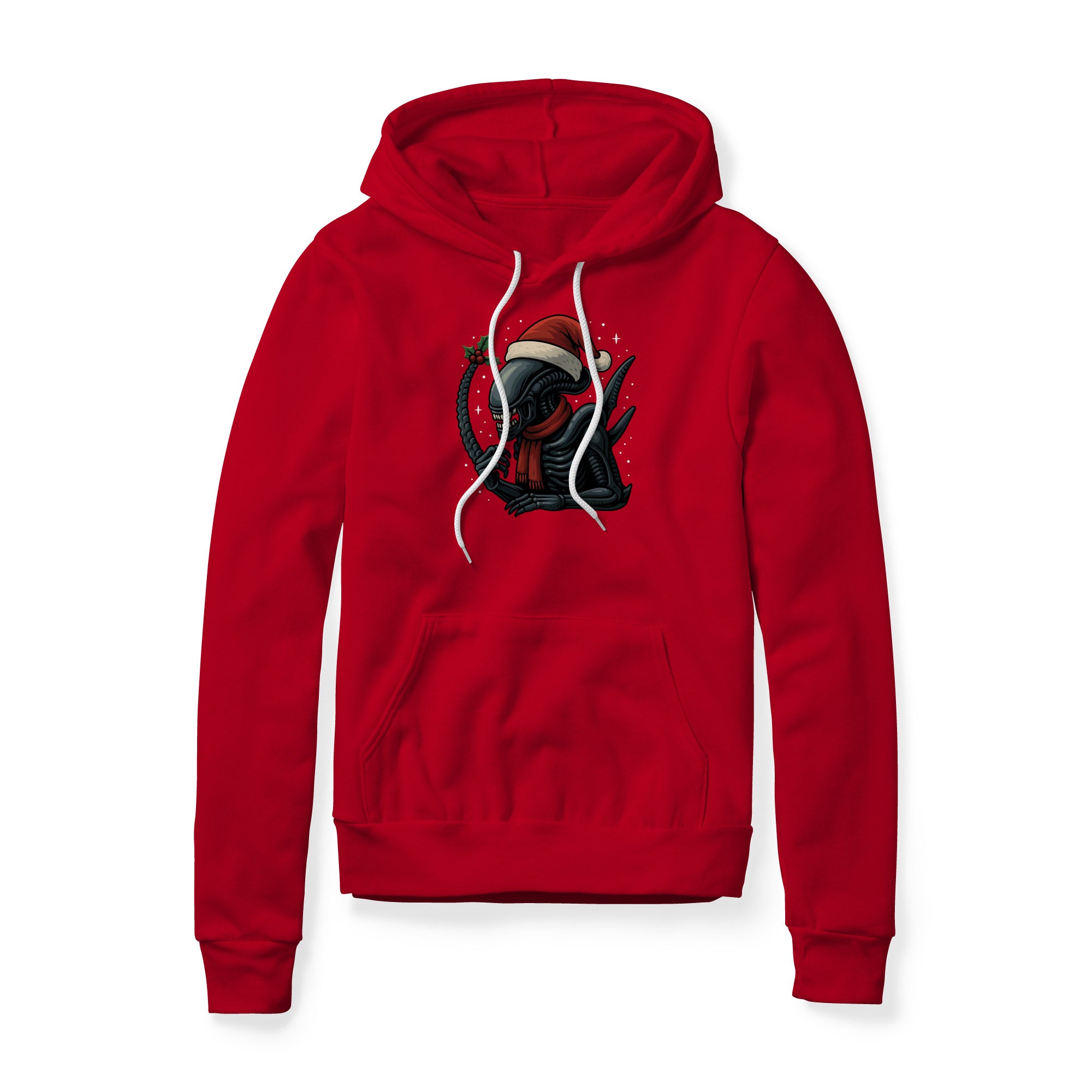 Xenomorph Fleece Hoodie - Christmas Edition