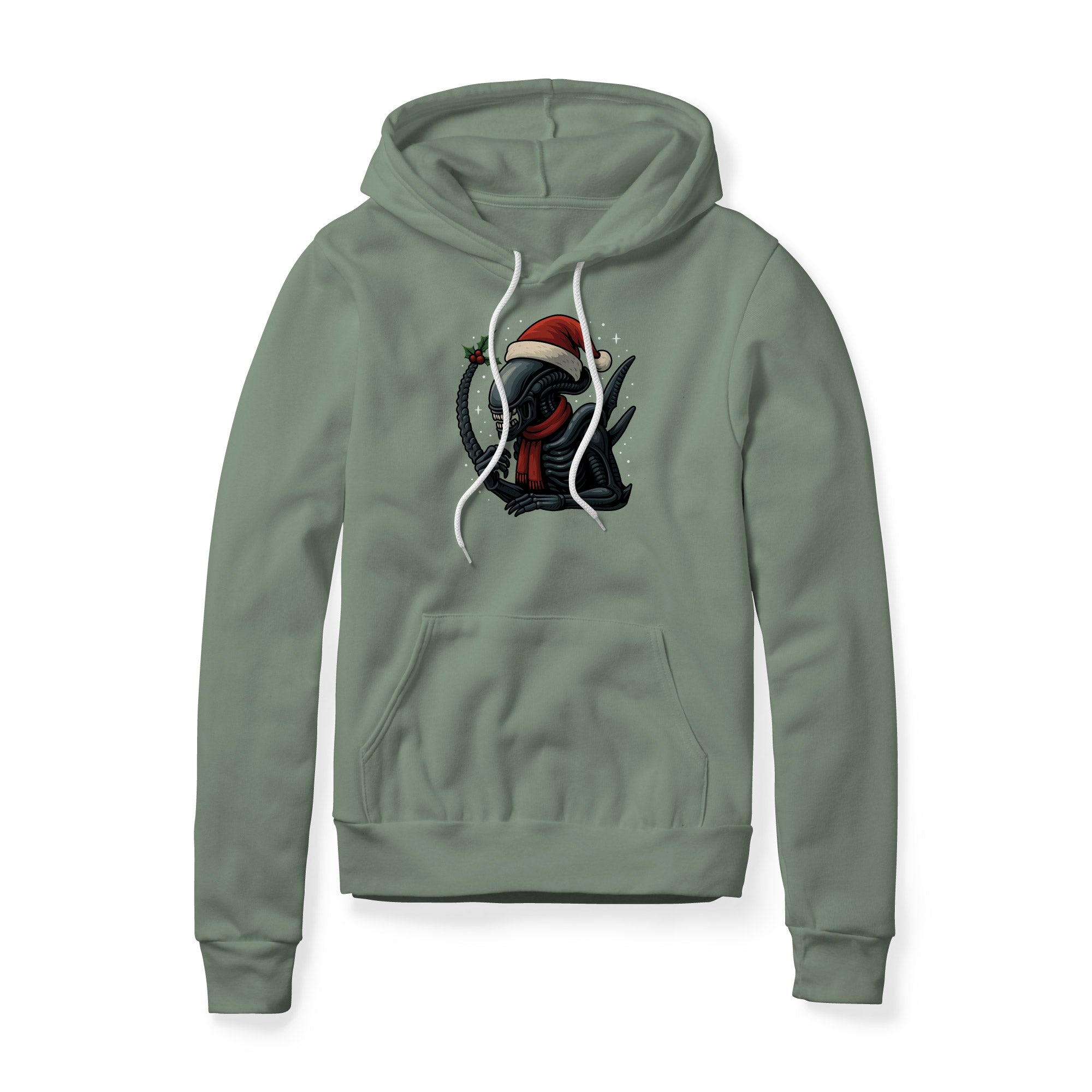 Xenomorph Fleece Hoodie - Christmas Edition
