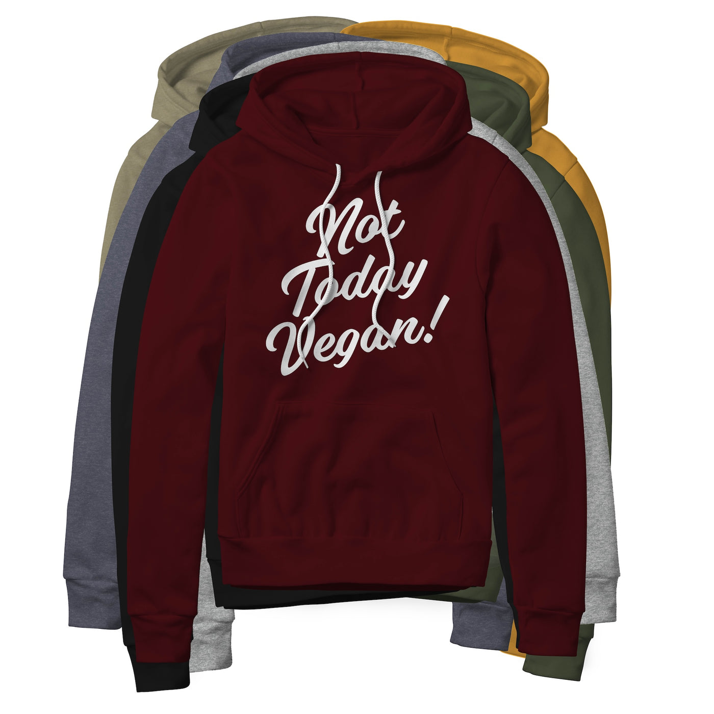 Not Today Vegan Hoodie | Backyard Republic™