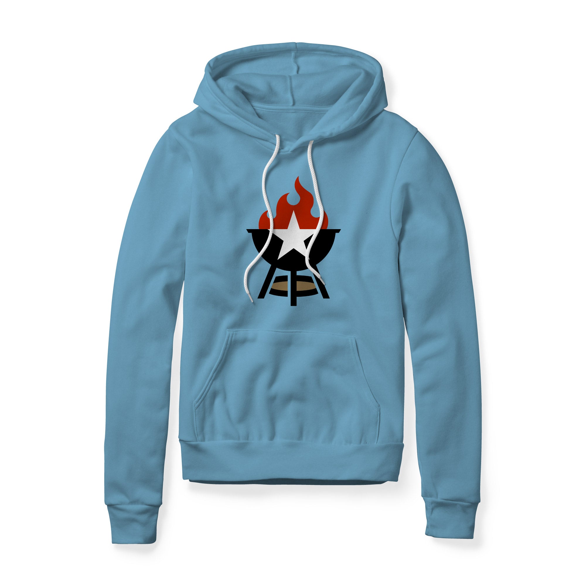 BBQ Grill Icon Hoodie - Full Color | Backyard Republic™