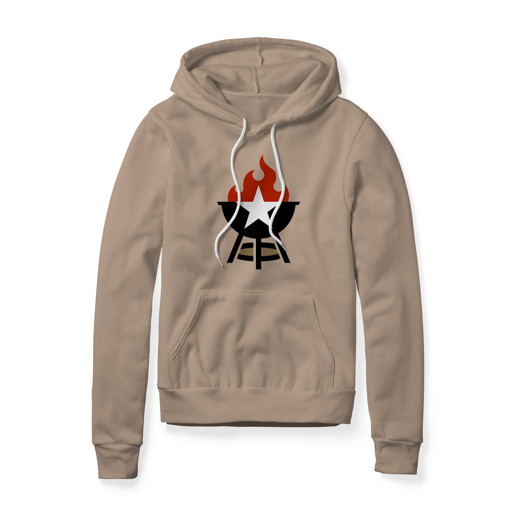 BBQ Grill Icon Hoodie - Full Color | Backyard Republic™