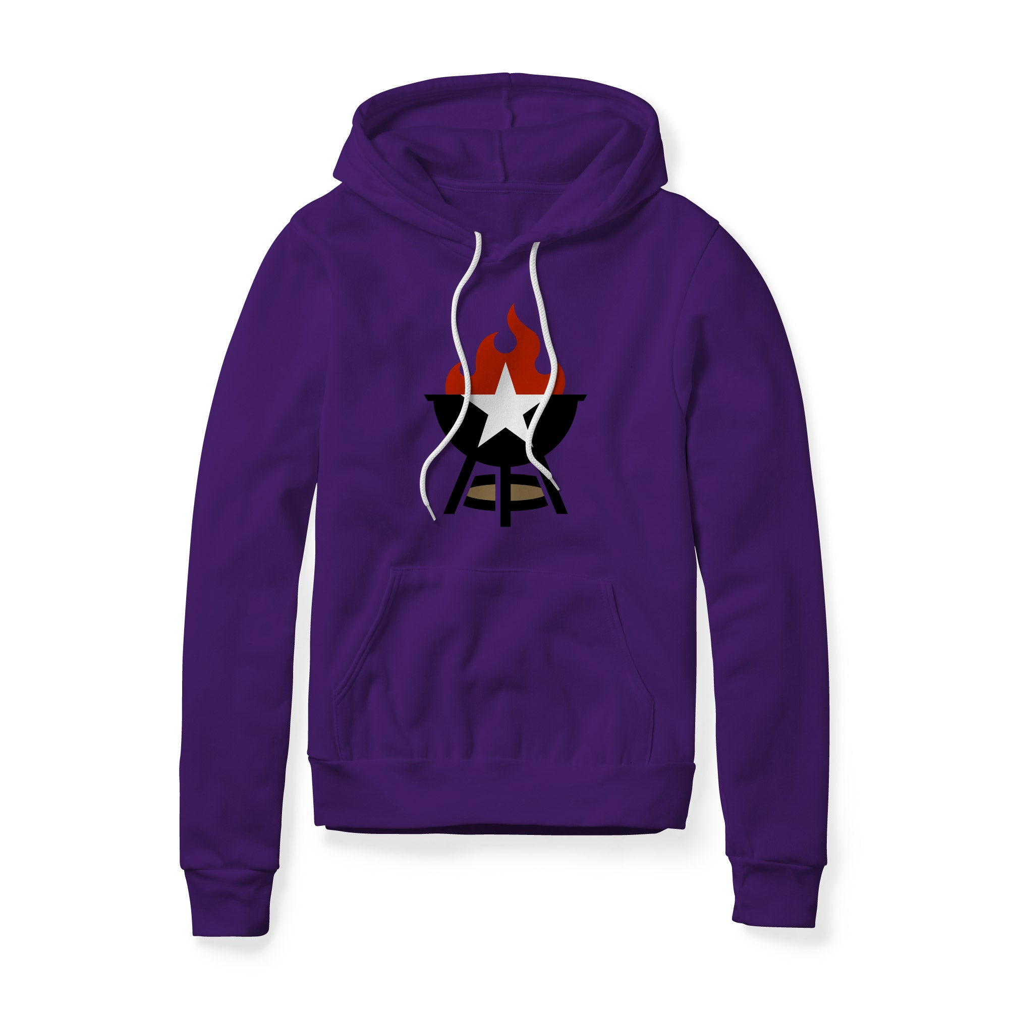 BBQ Grill Icon Hoodie - Full Color | Backyard Republic™