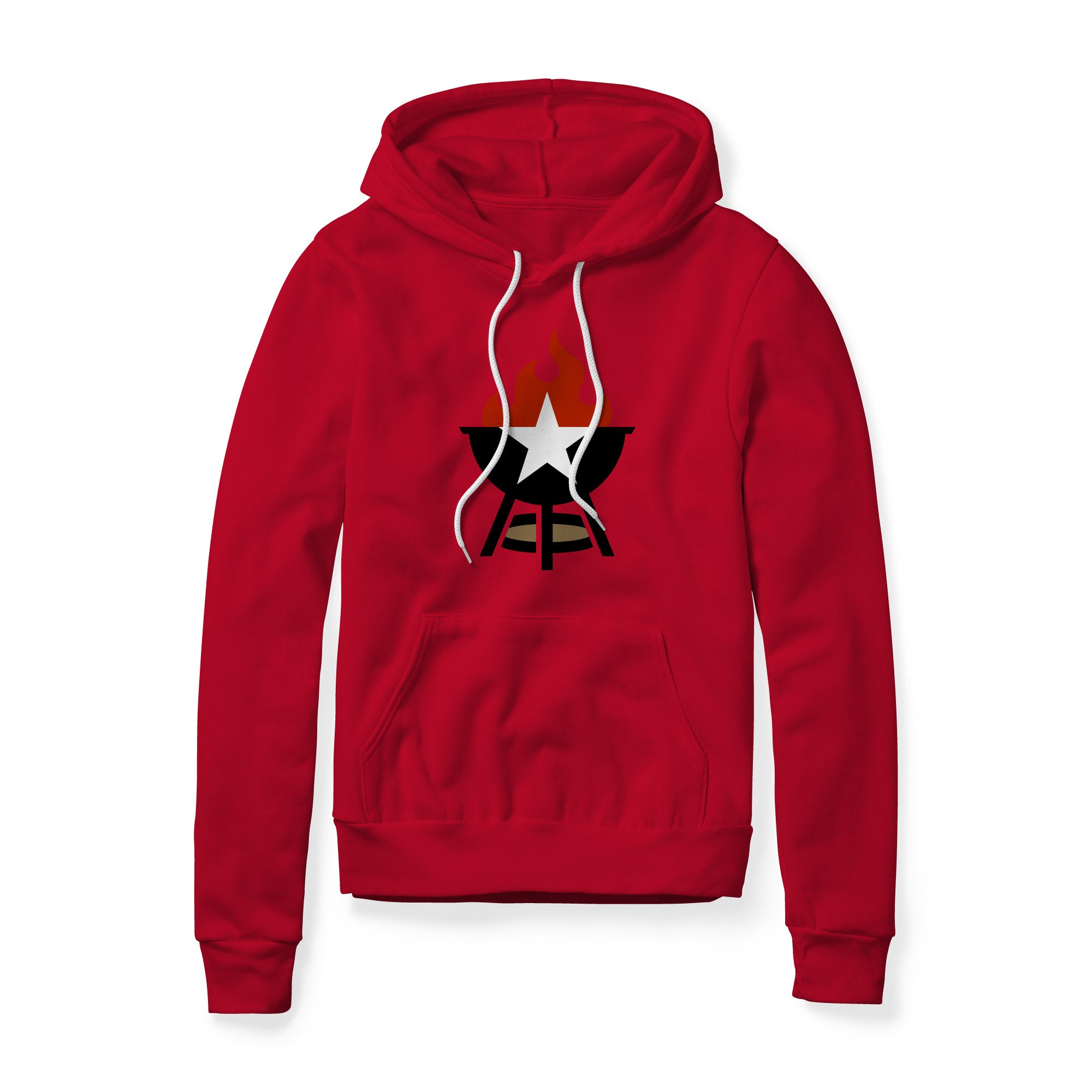 BBQ Grill Icon Hoodie - Full Color | Backyard Republic™