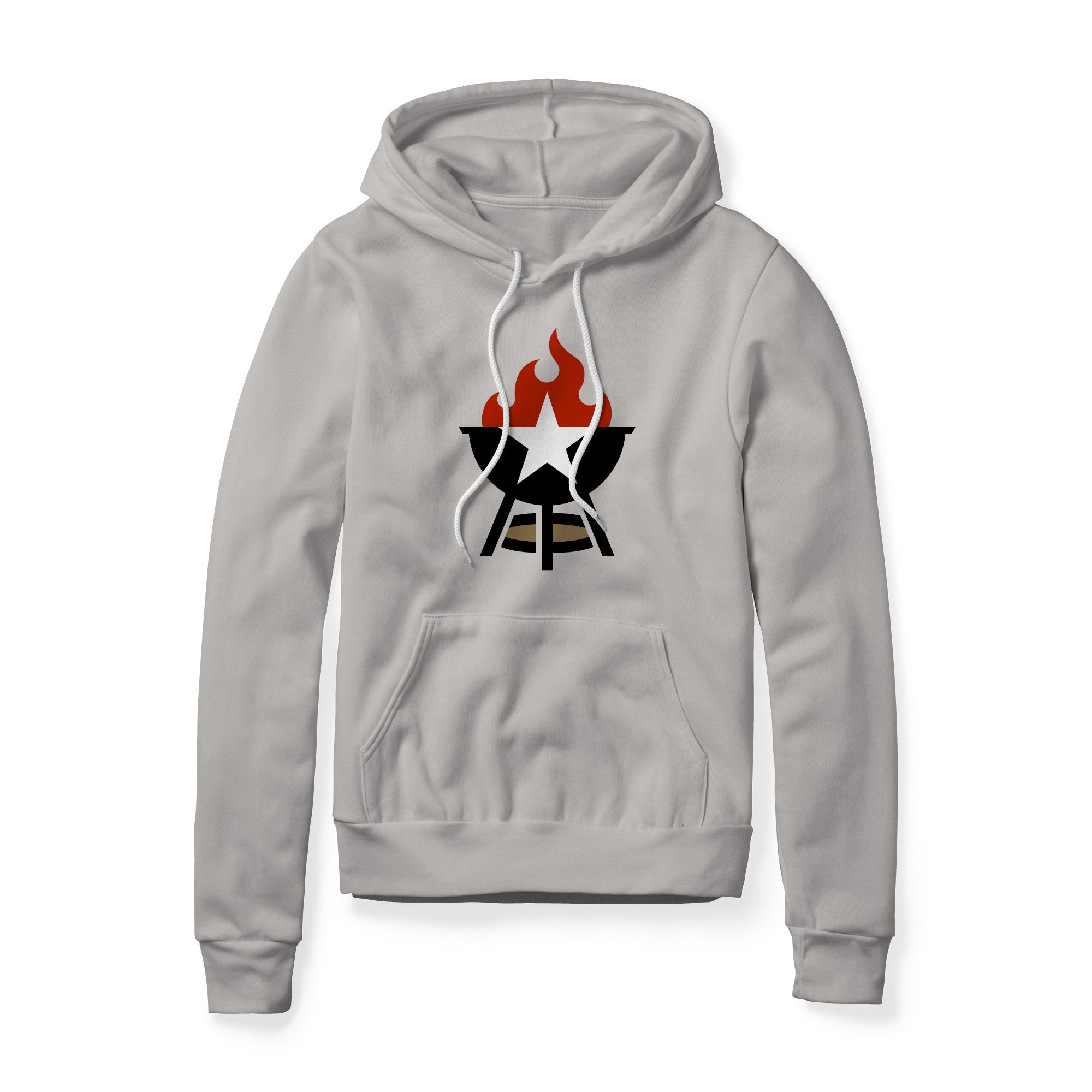 BBQ Grill Icon Hoodie - Full Color | Backyard Republic™