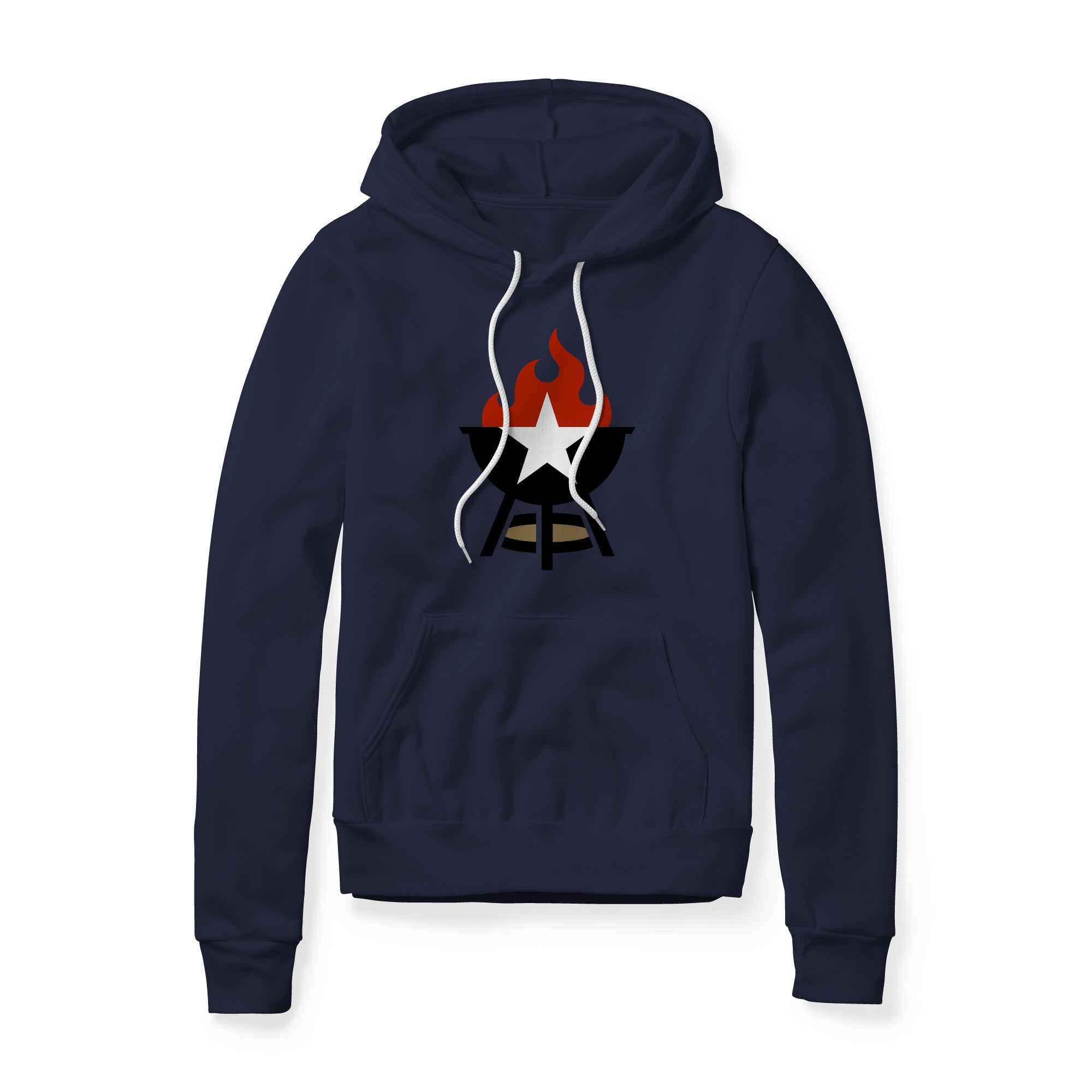 BBQ Grill Icon Hoodie - Full Color | Backyard Republic™