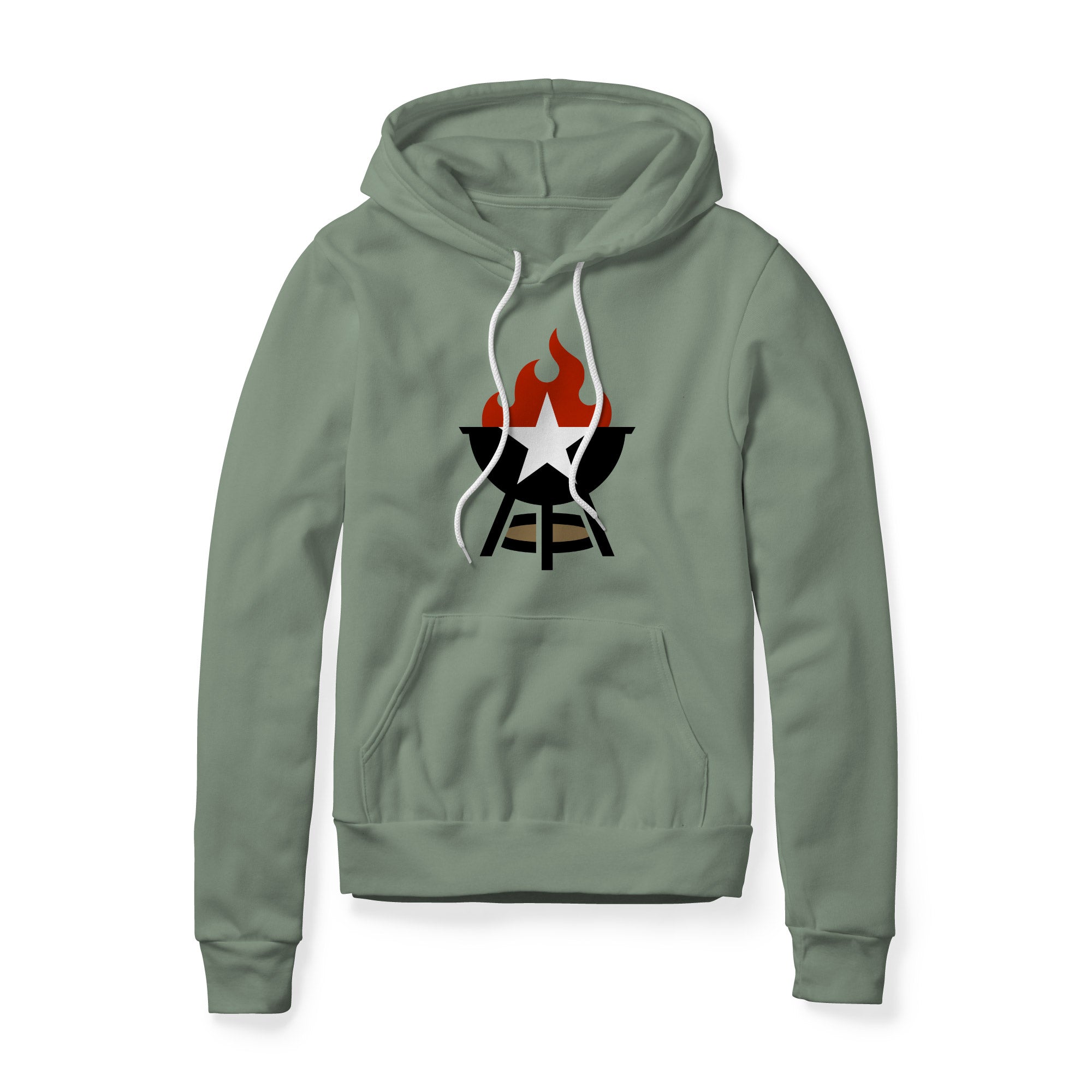 BBQ Grill Icon Hoodie - Full Color | Backyard Republic™
