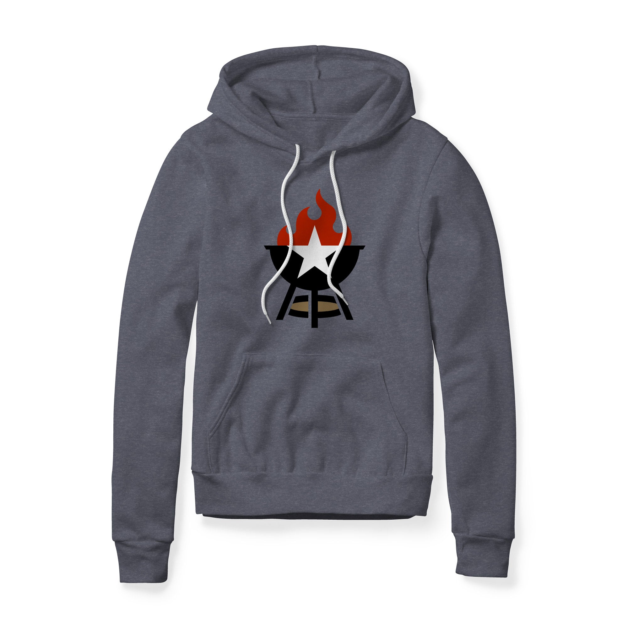 BBQ Grill Icon Hoodie - Full Color | Backyard Republic™