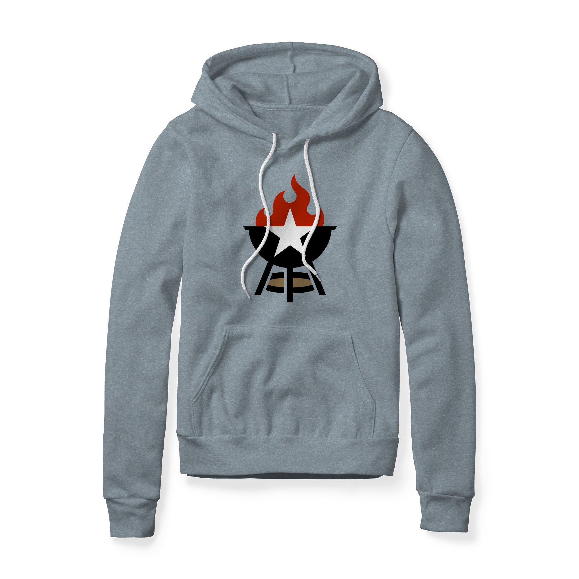 BBQ Grill Icon Hoodie - Full Color | Backyard Republic™
