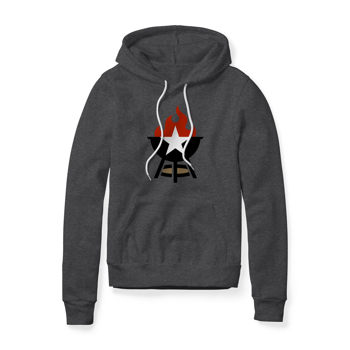 BBQ Grill Icon Fleece Hoodie - Full Color