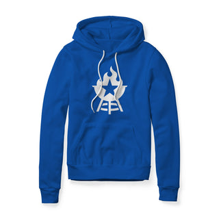 BBQ Grill Icon Hoodie - White | Backyard Republic™