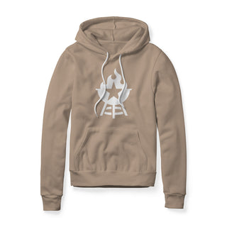 BBQ Grill Icon Hoodie - White | Backyard Republic™
