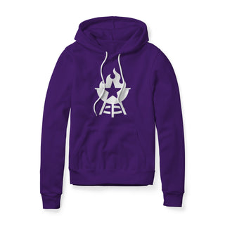 BBQ Grill Icon Hoodie - White | Backyard Republic™