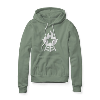 BBQ Grill Icon Hoodie - White | Backyard Republic™