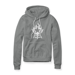 BBQ Grill Icon Hoodie - White | Backyard Republic™