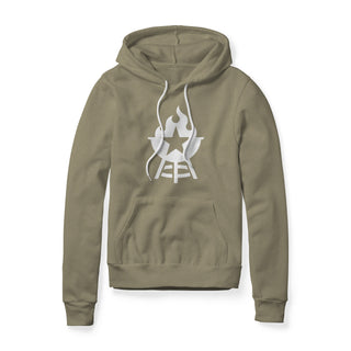 BBQ Grill Icon Hoodie - White | Backyard Republic™