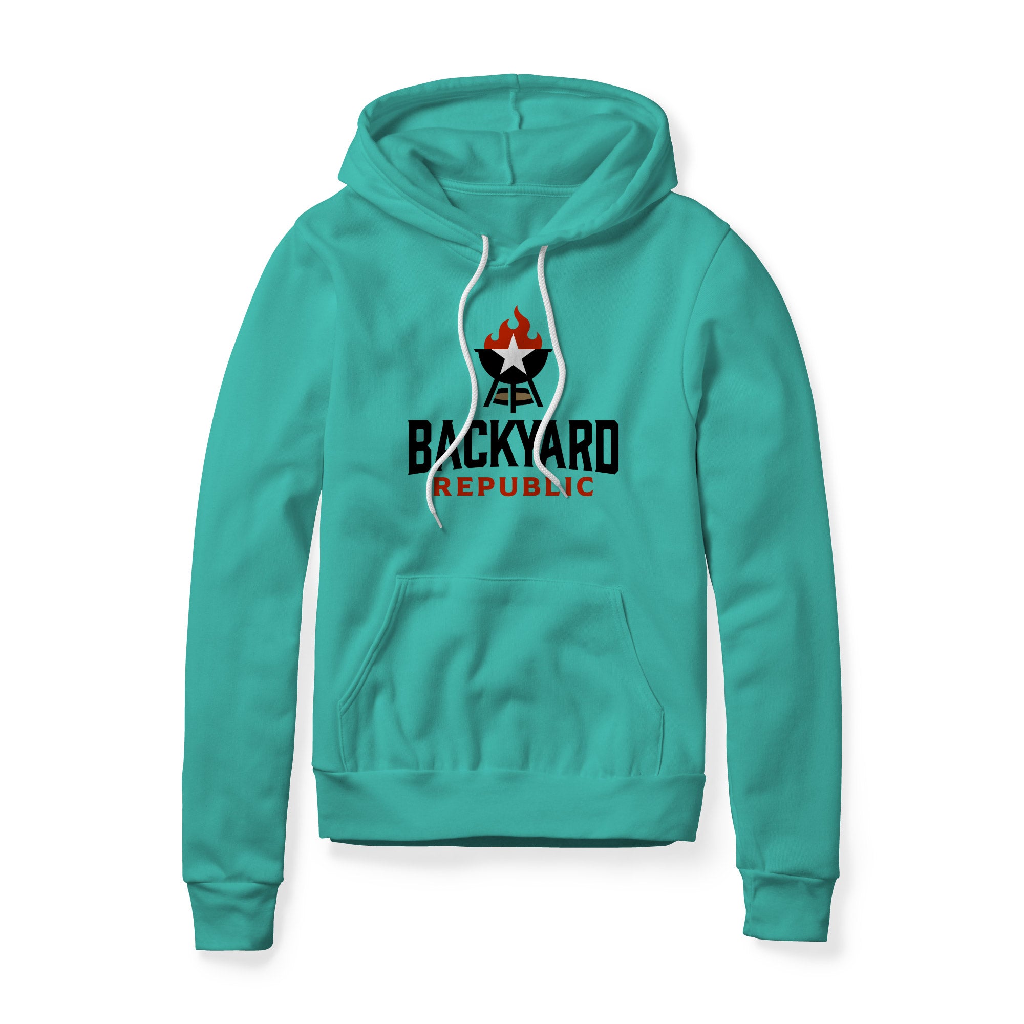 Backyard Republic Logo Fleece Hoodie - Full Color