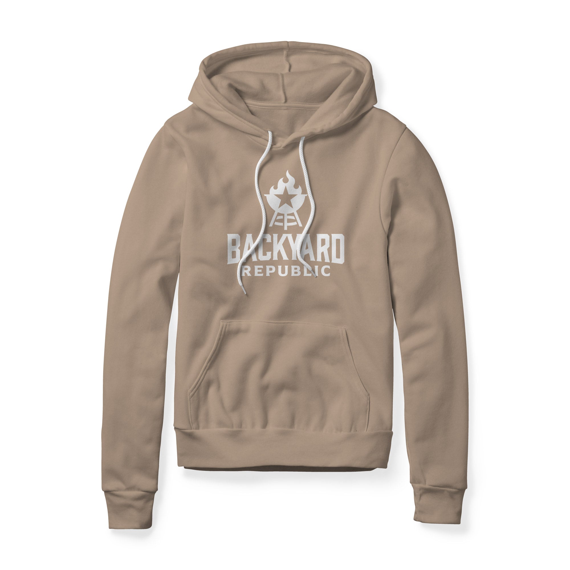 Backyard Republic Logo Hoodie - White | Backyard Republic™