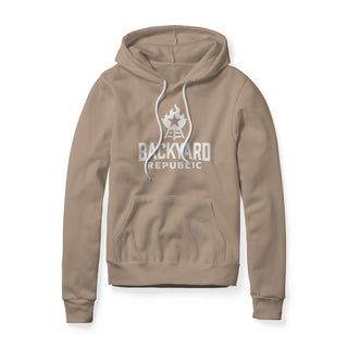 Backyard Republic Logo Hoodie - White | Backyard Republic™