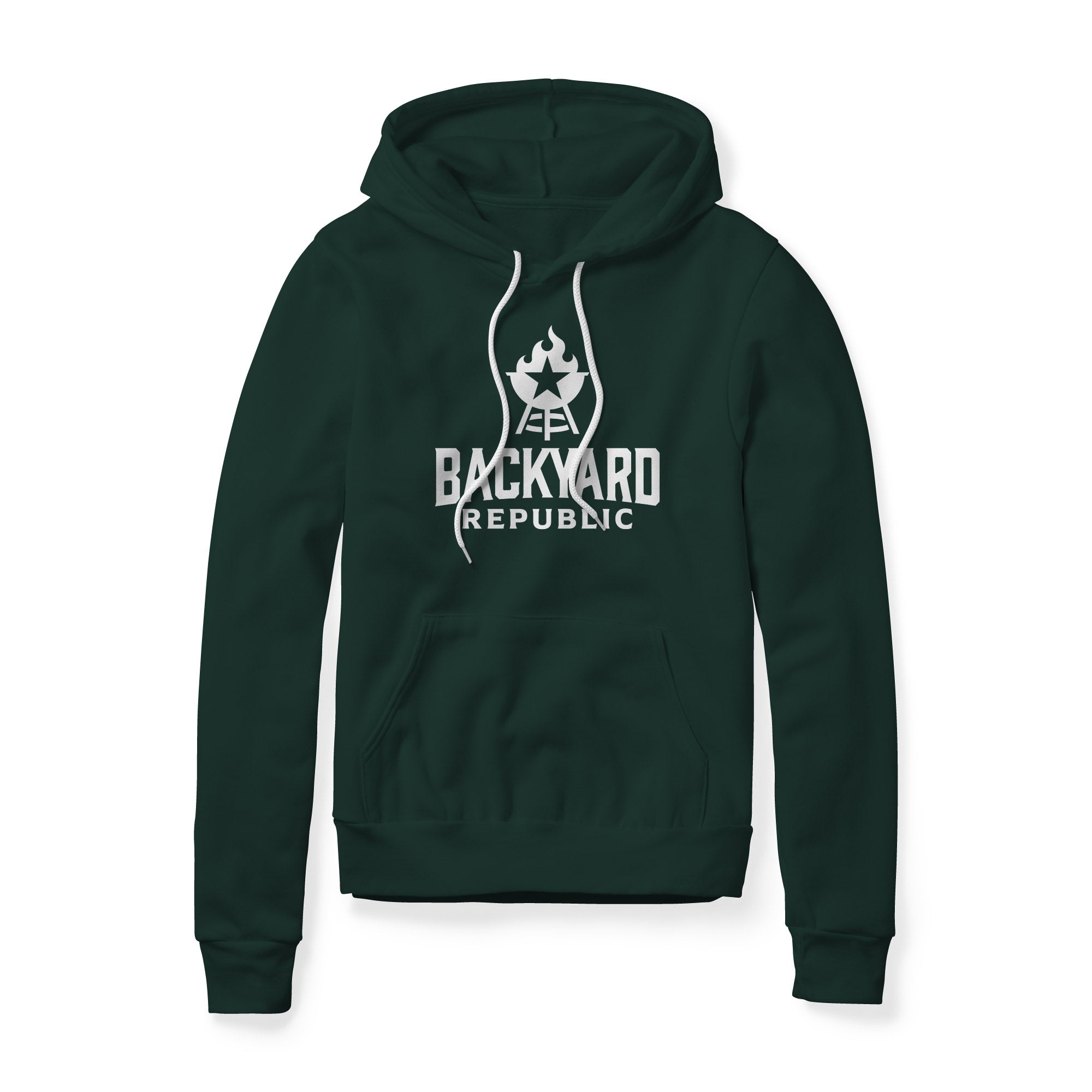 Backyard Republic Logo Hoodie - White | Backyard Republic™