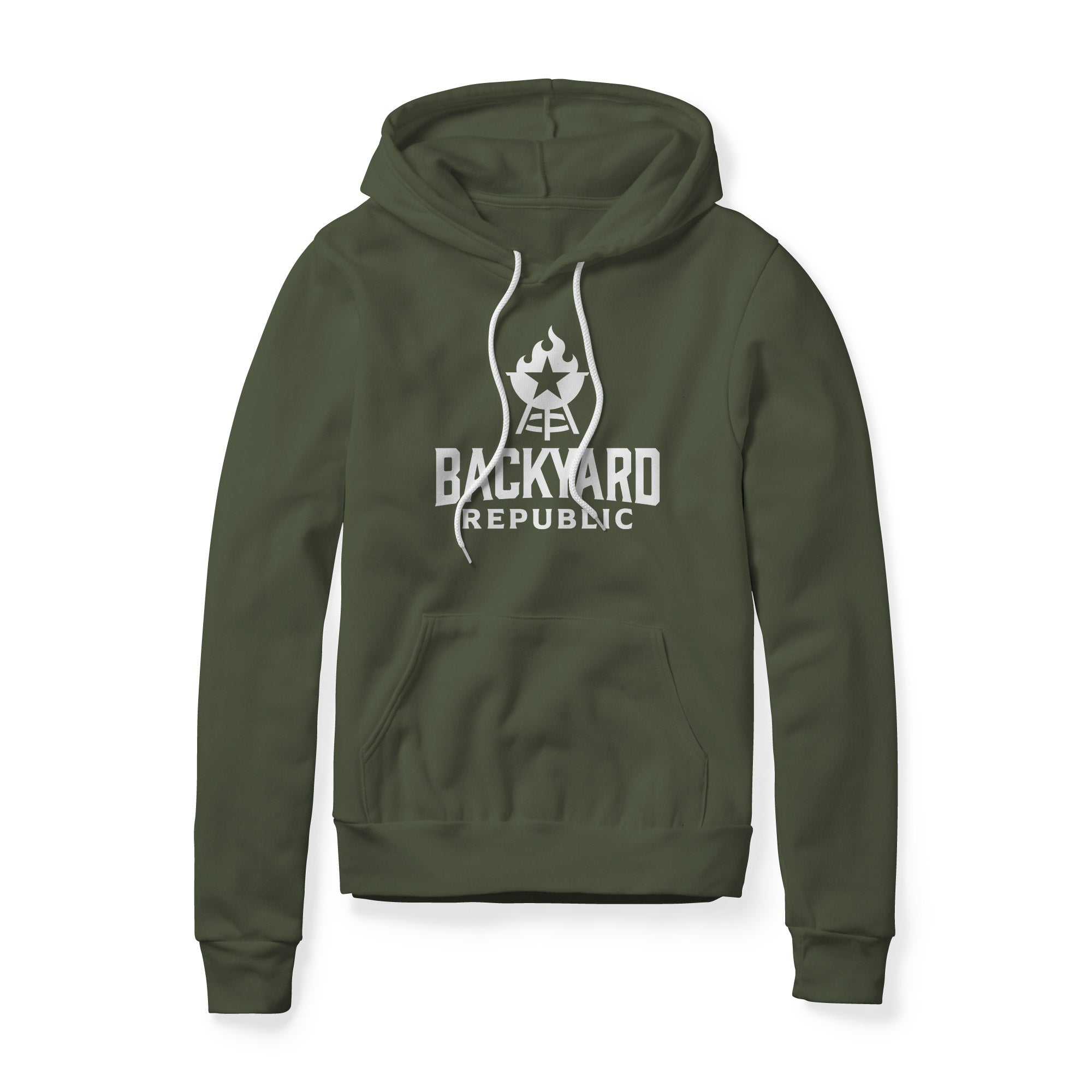 Backyard Republic Logo Hoodie - White | Backyard Republic™