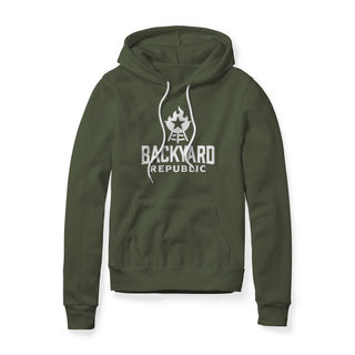 Backyard Republic Logo Hoodie - White | Backyard Republic™