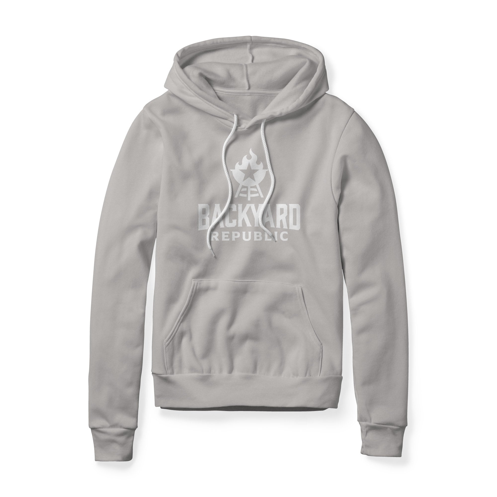Backyard Republic Logo Hoodie - White | Backyard Republic™