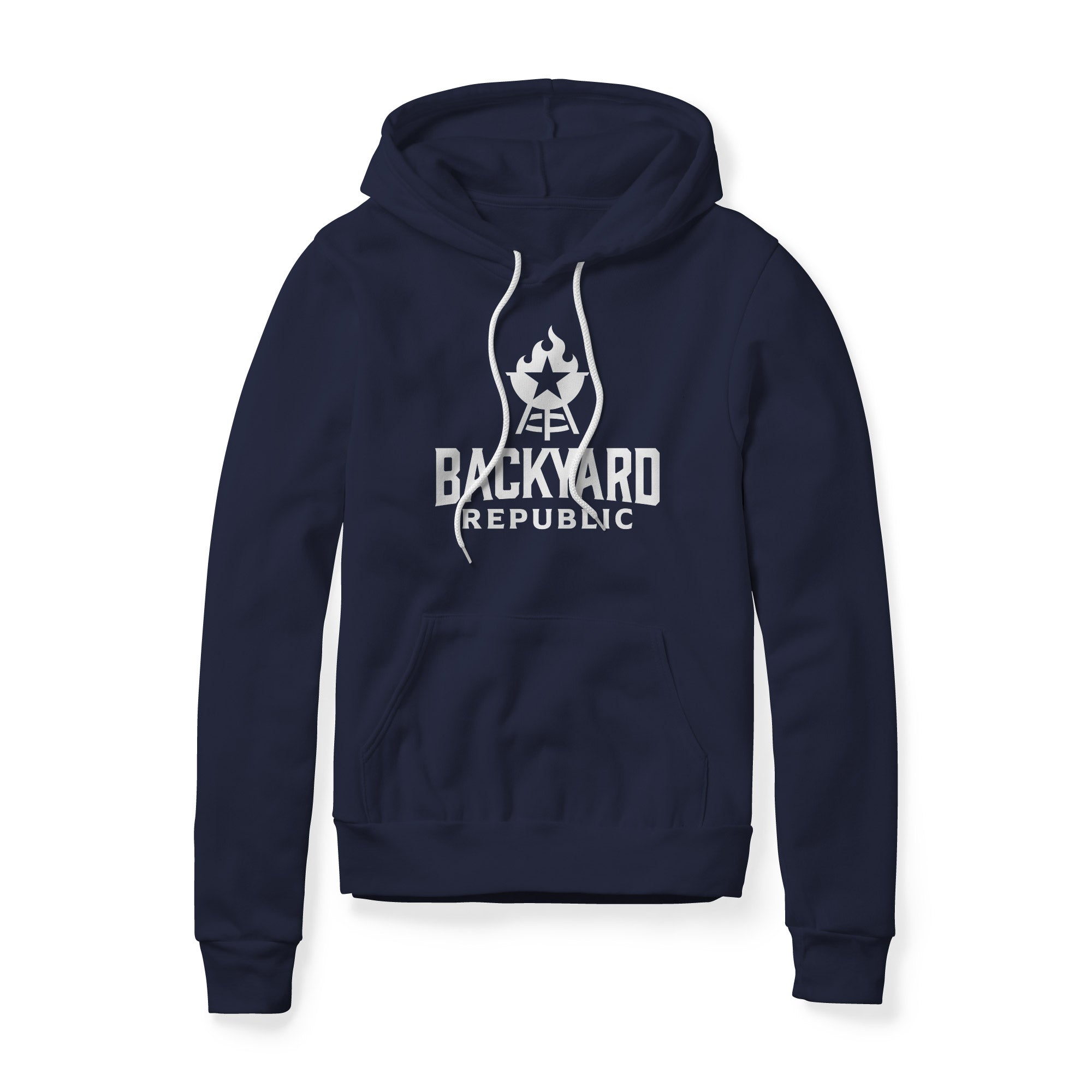 Backyard Republic Logo Hoodie - White | Backyard Republic™