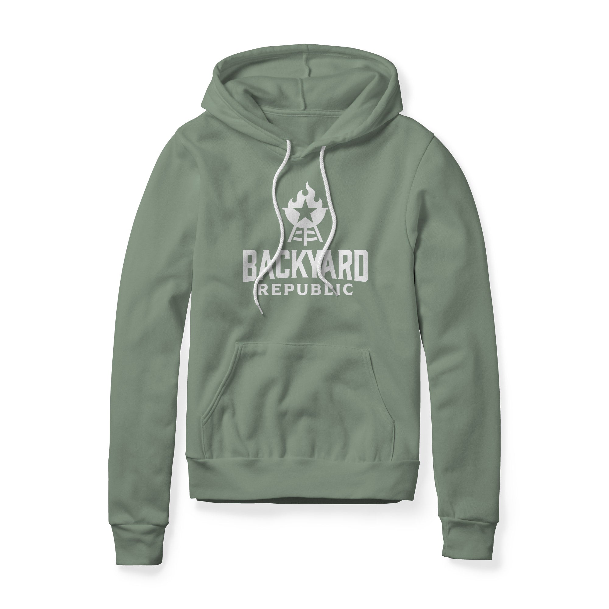 Backyard Republic Logo Hoodie - White | Backyard Republic™