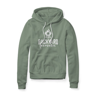 Backyard Republic Logo Hoodie - White | Backyard Republic™