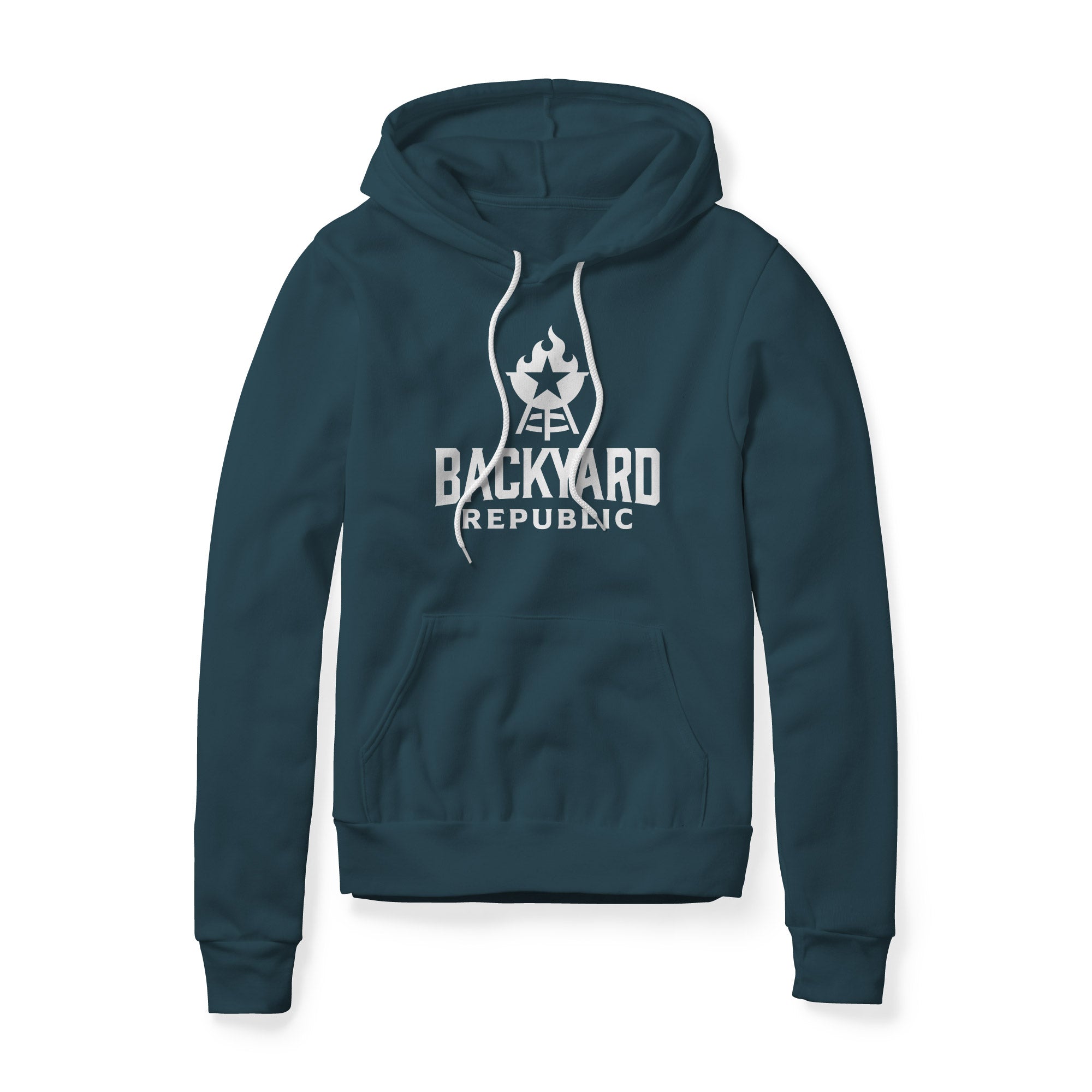 Backyard Republic Logo Hoodie - White | Backyard Republic™