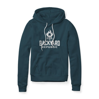 Backyard Republic Logo Hoodie - White | Backyard Republic™