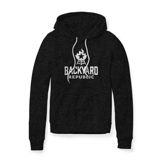 Backyard Republic Logo Fleece Hoodie - White
