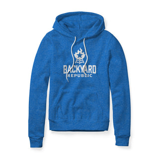 Backyard Republic Logo Fleece Hoodie - White